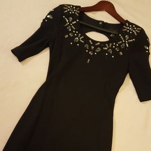 BACKLESS BLACK BODYCON